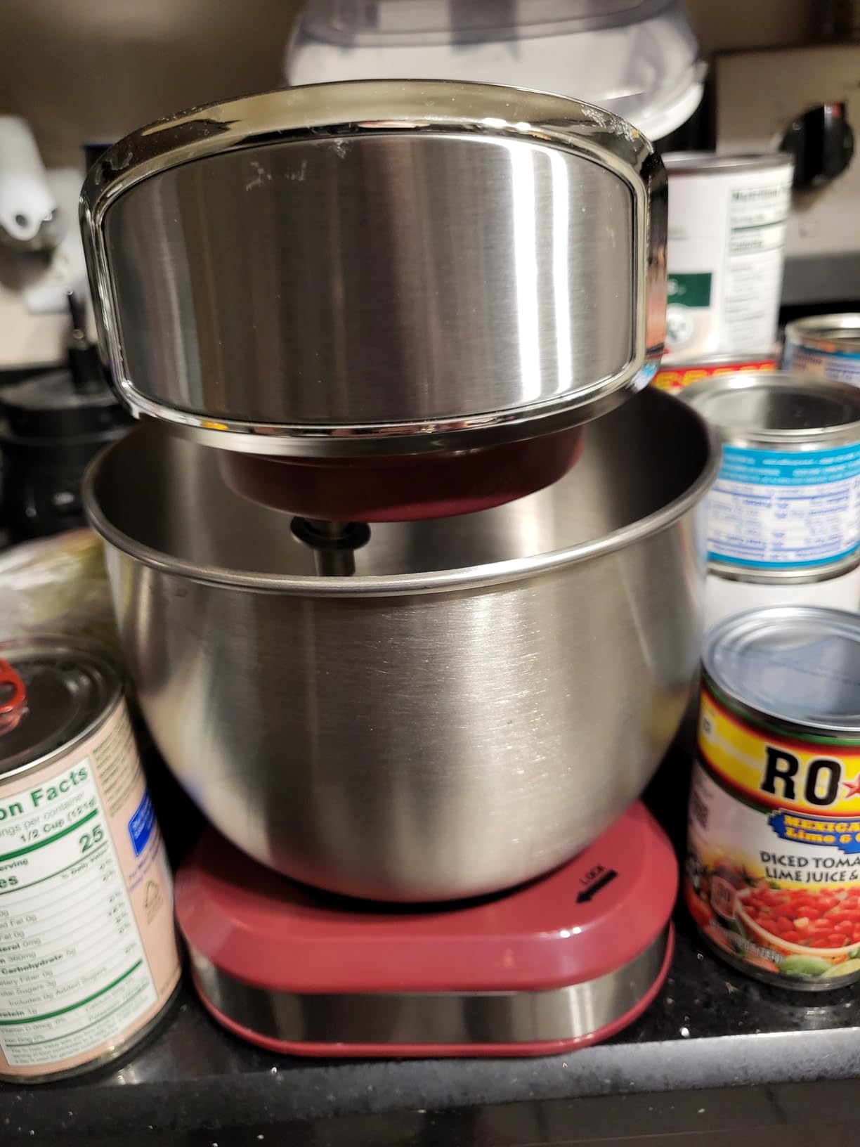 Kitchen in the box Stand Mixer, 3.2Qt Small Electric Food Mixer, 6 Speeds Portable Lightweight Kitchen Mixer for Daily Use with Egg Whisk, Dough Hook, Flat Beater customer photo 2