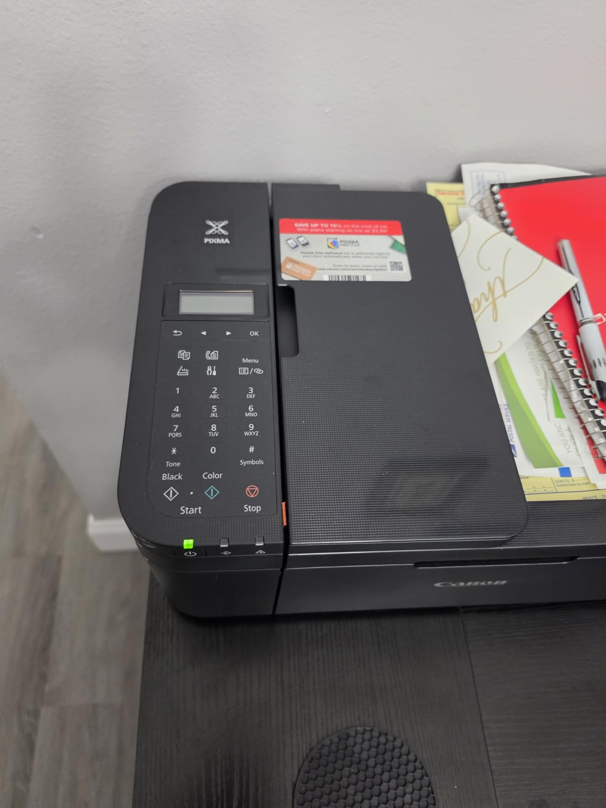 Canon PIXMA TR4720 All-in-One Wireless Printer, Home Use with Auto Document Feeder, Mobile Printing and Built-in Fax, Black customer photo 2