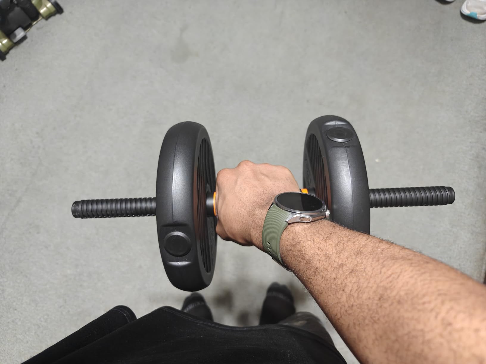 FEIERDUN DS2 Adjustable Dumbbells, 20/30/40/45/70/90lbs Free Weight Set with Connector, 5 in1 Dumbbells Set Used as Barbell, Kettlebells, Push up Stand, Weight Plate, Fitness Exercises for Home Gym Suitable Men/Women customer photo 1