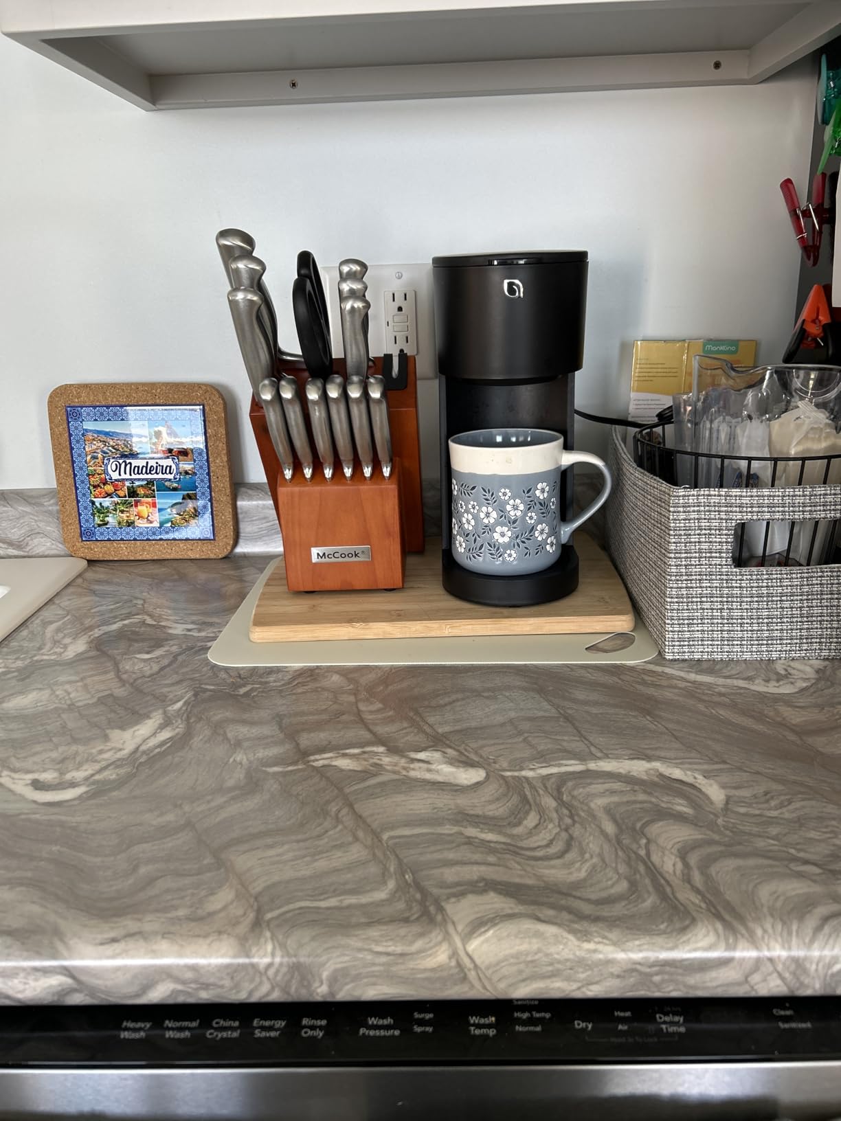 McCook Knife Sets, German Stainless Steel Knife Block Sets with Built-in Sharpener customer photo 1