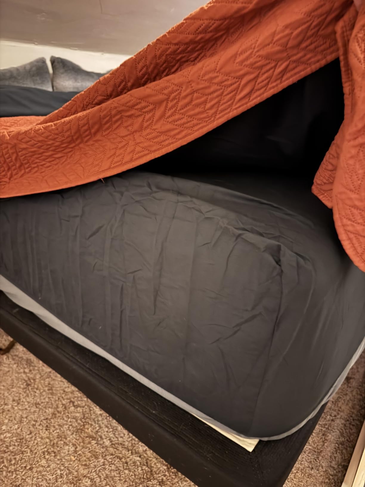 Queen Size 4 Piece Sheet Set - Comfy Breathable & Cooling Bed Sheets Set - Hotel Luxury Bedding - Deep Pockets, Ultra-Soft, Wrinkle Free - Oeko-Tex - Khaki customer photo 1