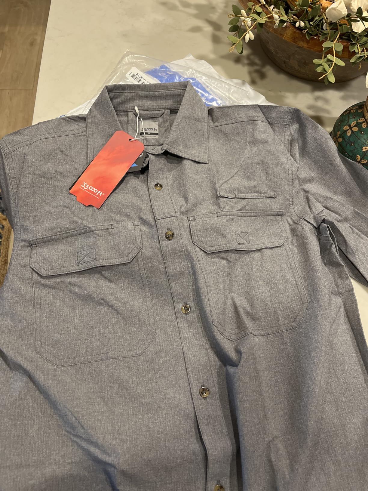 Men's Long Sleeve Sun Protection Shirt UPF 50+ UV Quick Dry Cooling Fishing Shirts for Travel Safari Camping Hiking customer photo 2