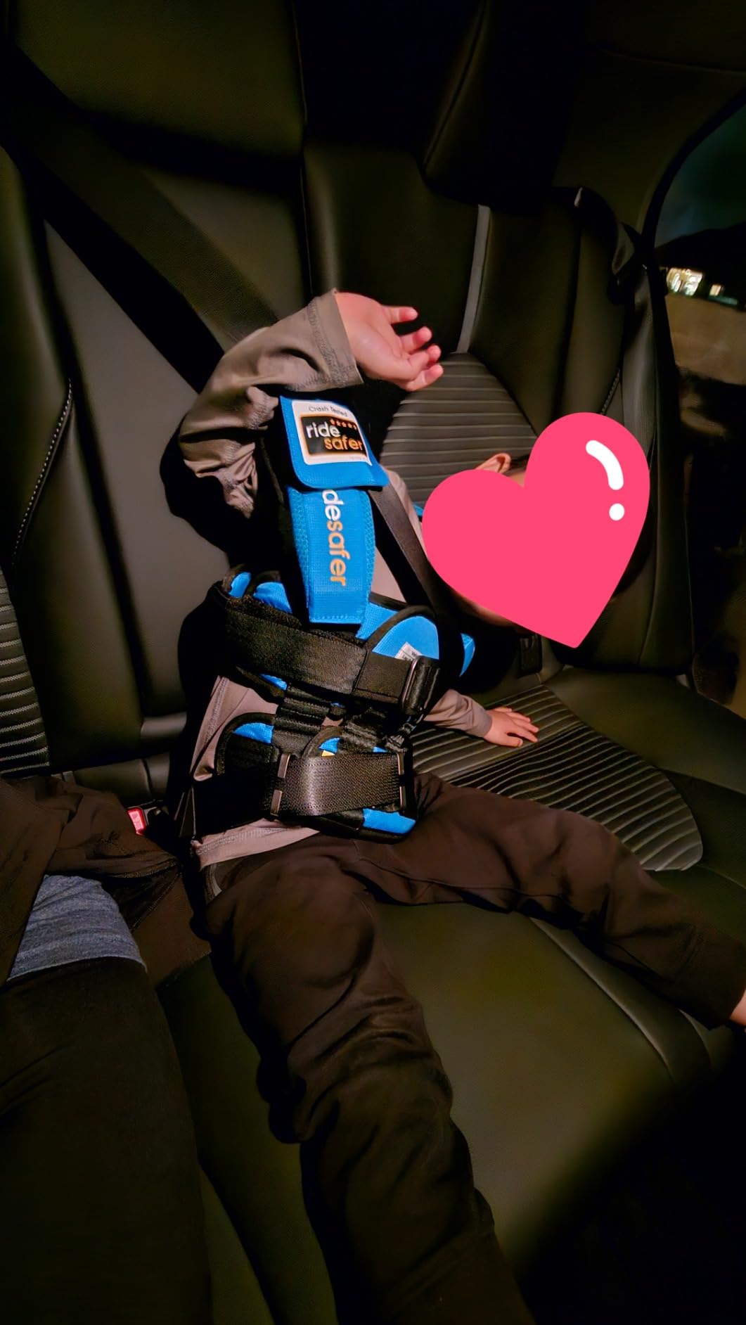 RideSafer Gen 5 - Extra Small (XS) Blue, Lightweight, Compact, Portable Car Seat, 2+ Years; 26.5-40 lb - Perfect for Travel and Everyday Child Safety customer photo 2