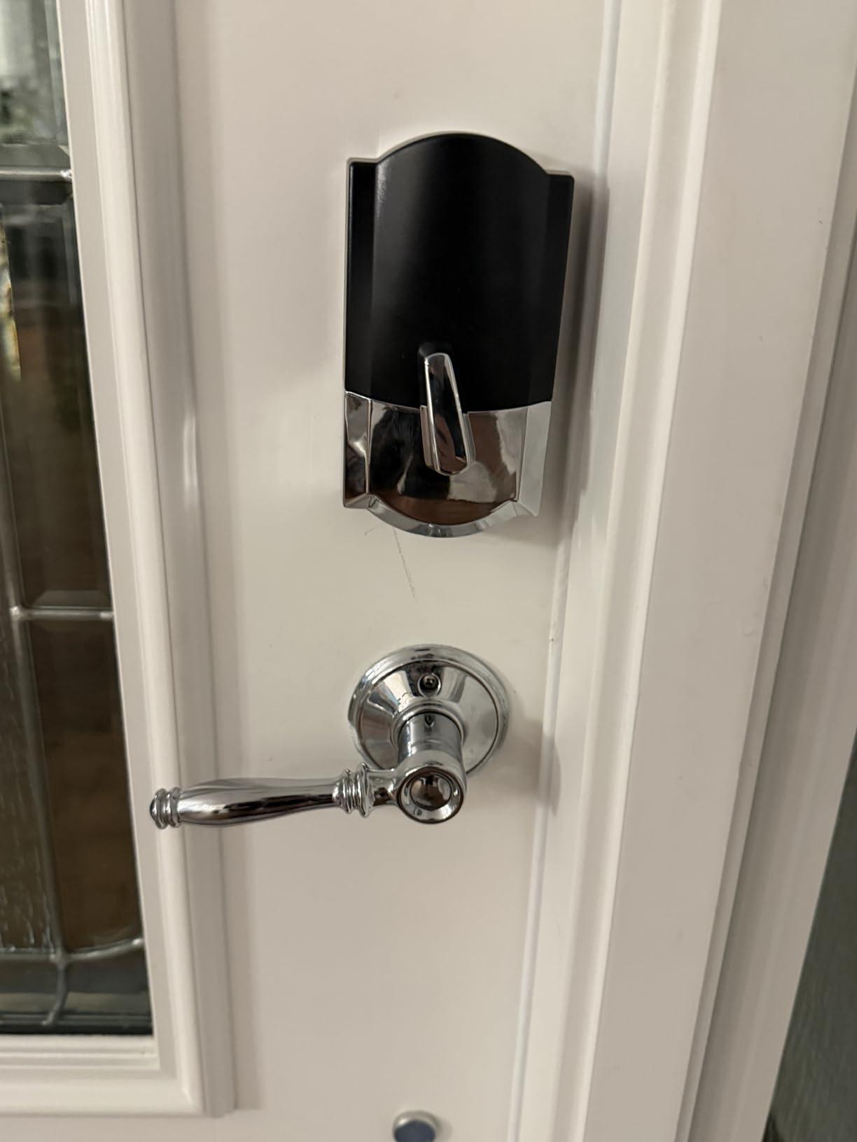 Schlage Encode Plus Smart Wi-Fi Lock for Front Door, Keyless Entry Deadbolt, Unlock with Apple Watch, Built-in WiFi and App Control, Easy Install, Alexa & Apple HomeKit Compatible, Satin Nickel customer photo 1