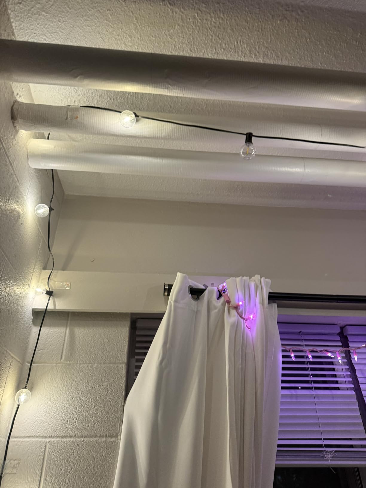 Brightown Outdoor String Lights, 50FT 25 G40 Bulbs Shatterproof Patio Lights, IP65 Waterproof Dimmable Hanging Connectable Globe LED Outdoor Lights for Backyard, Bistro, Porch, Deck, Balcony customer photo 1