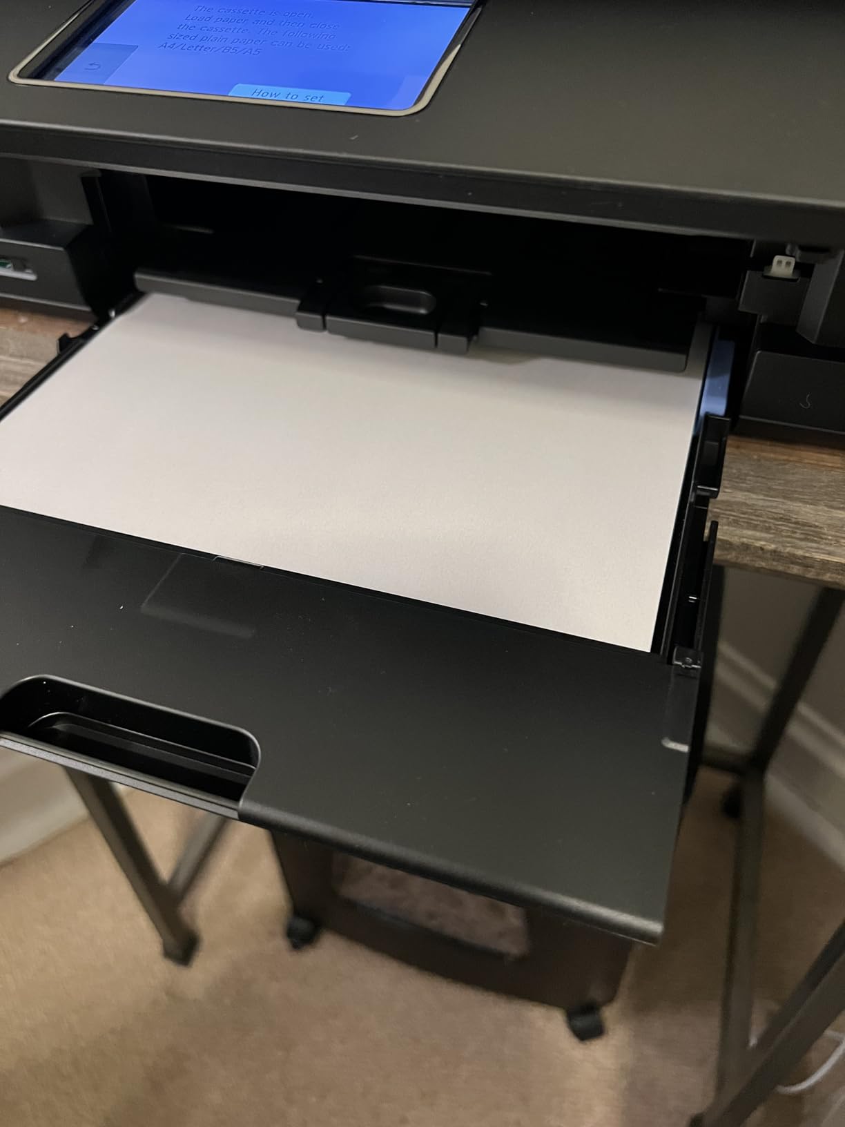 Canon PIXMA TR8620a - All-in-One Printer Home Office|Copier|Scanner|Fax|Auto Document Feeder | Photo, Document | Airprint (R), Android, Black, Works with Alexa customer photo 2