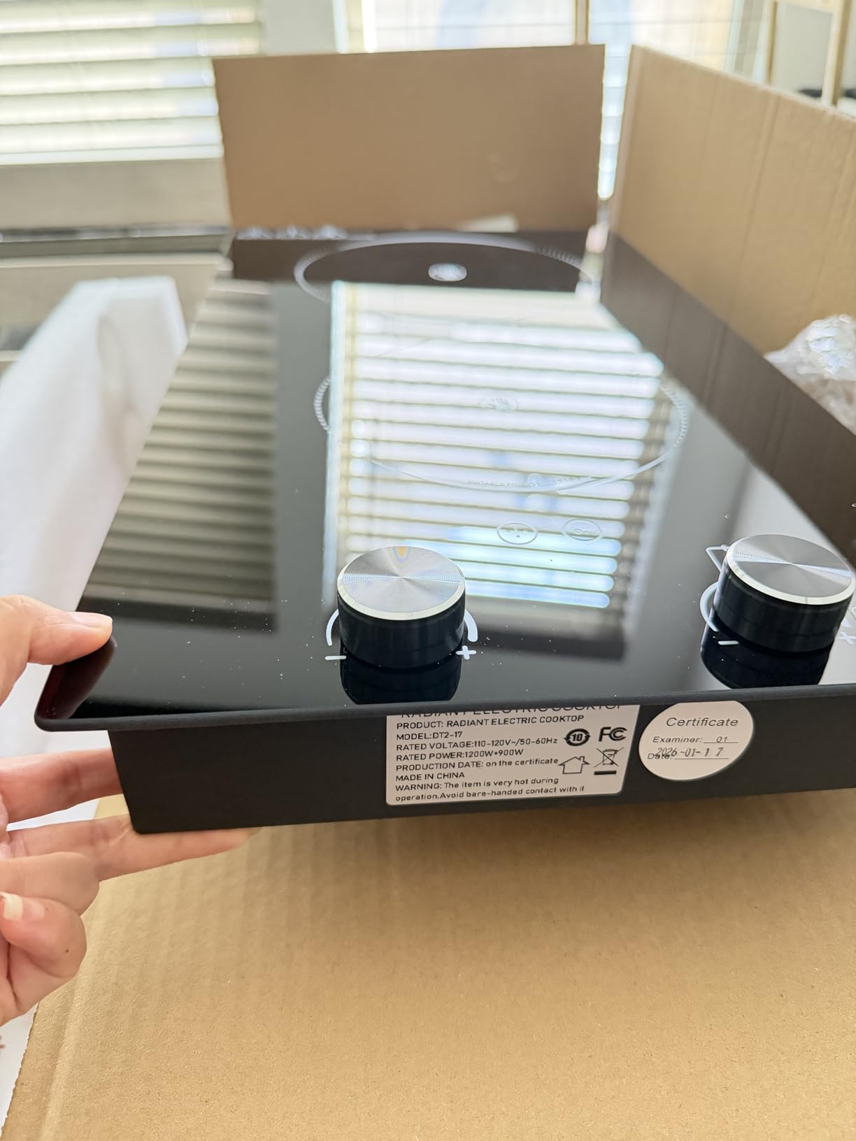 3000w Electric Cooktop, 24