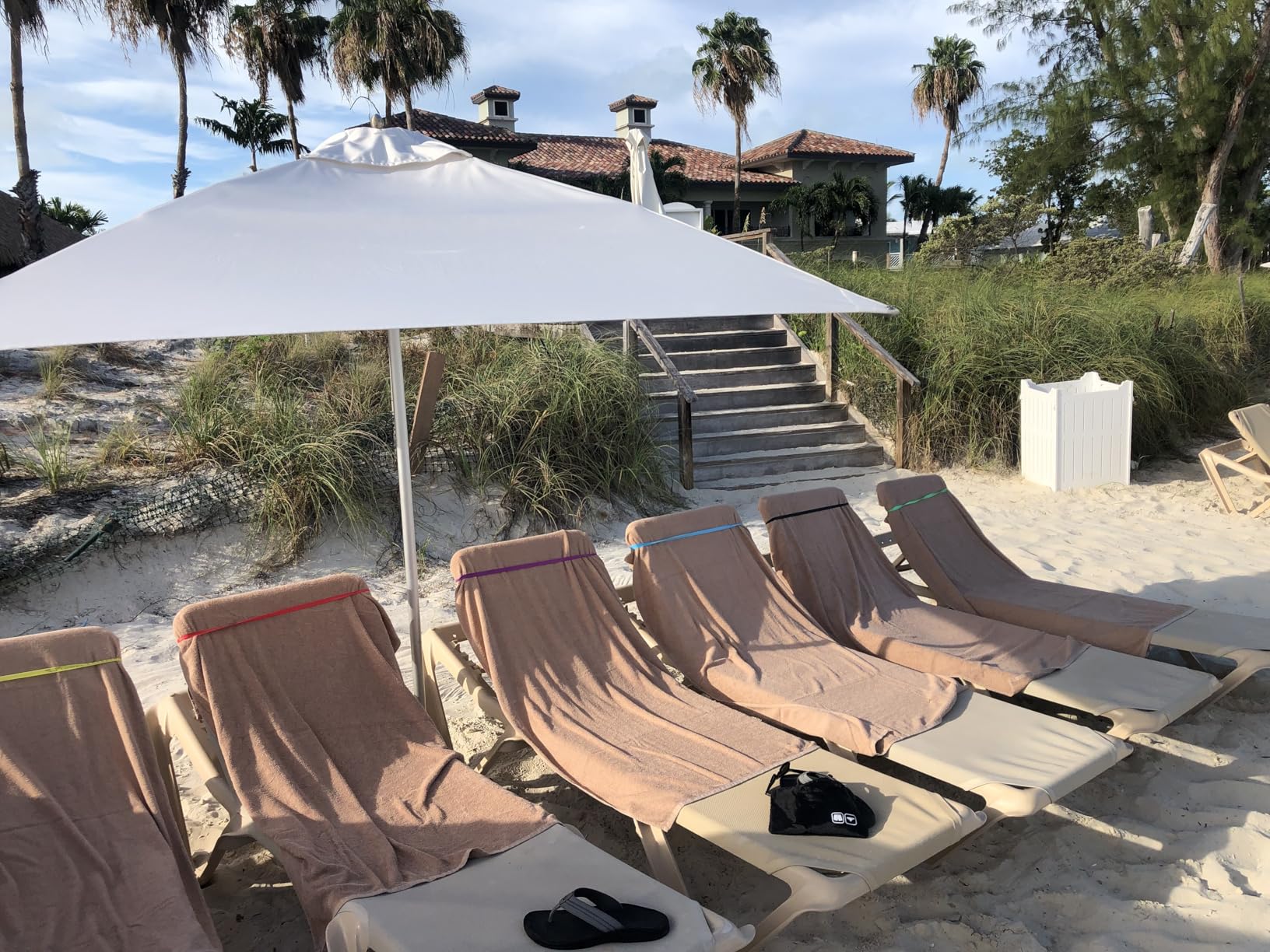Towel Bands (6-Pack), Beach Pool & Cruise Chairs, Extra Durable, No Snapping, Cruise Ship & Beach Essentials, Great Alternative to Beach Towel Clips (3 Regular + 3 Glow in The Dark) customer photo 1