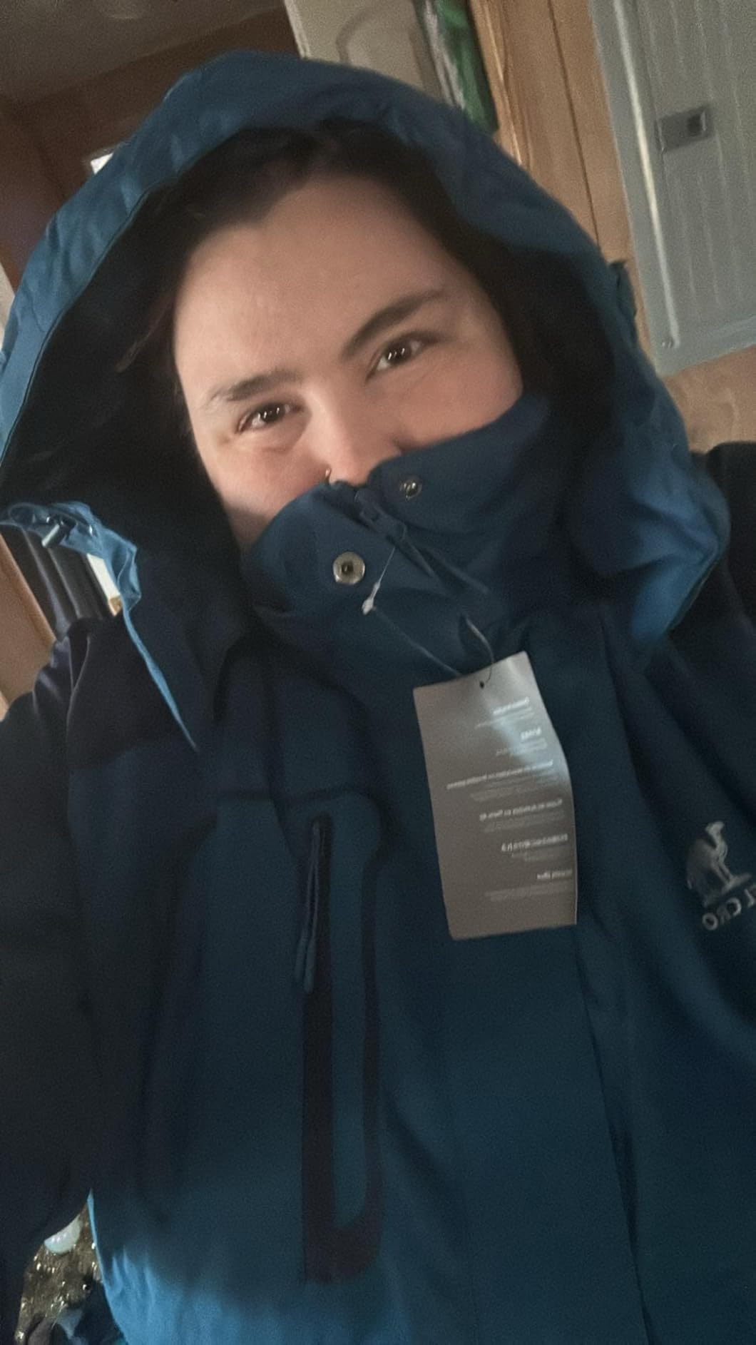 CAMELSPORTS Mens Winter Jacket Waterproof Warm Snow Ski Jackets Faux Fur Fleece Rain Coats with Removable Hood customer photo 2