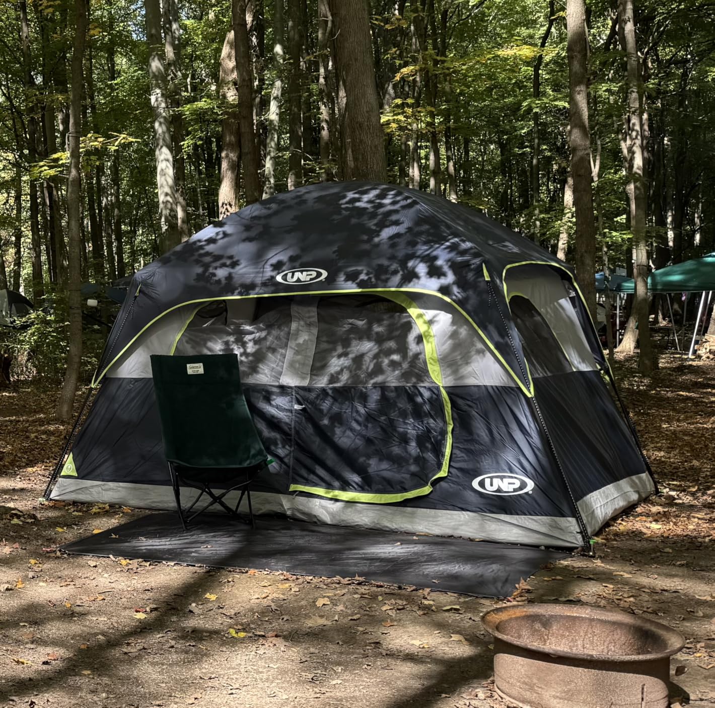 UNP Tents 6 Person Waterproof Windproof Easy Setup, Double Layer Family Camping Tent with 1 Mesh Door & 5 Large Mesh Windows -10'X9'X78in(H) customer photo 2