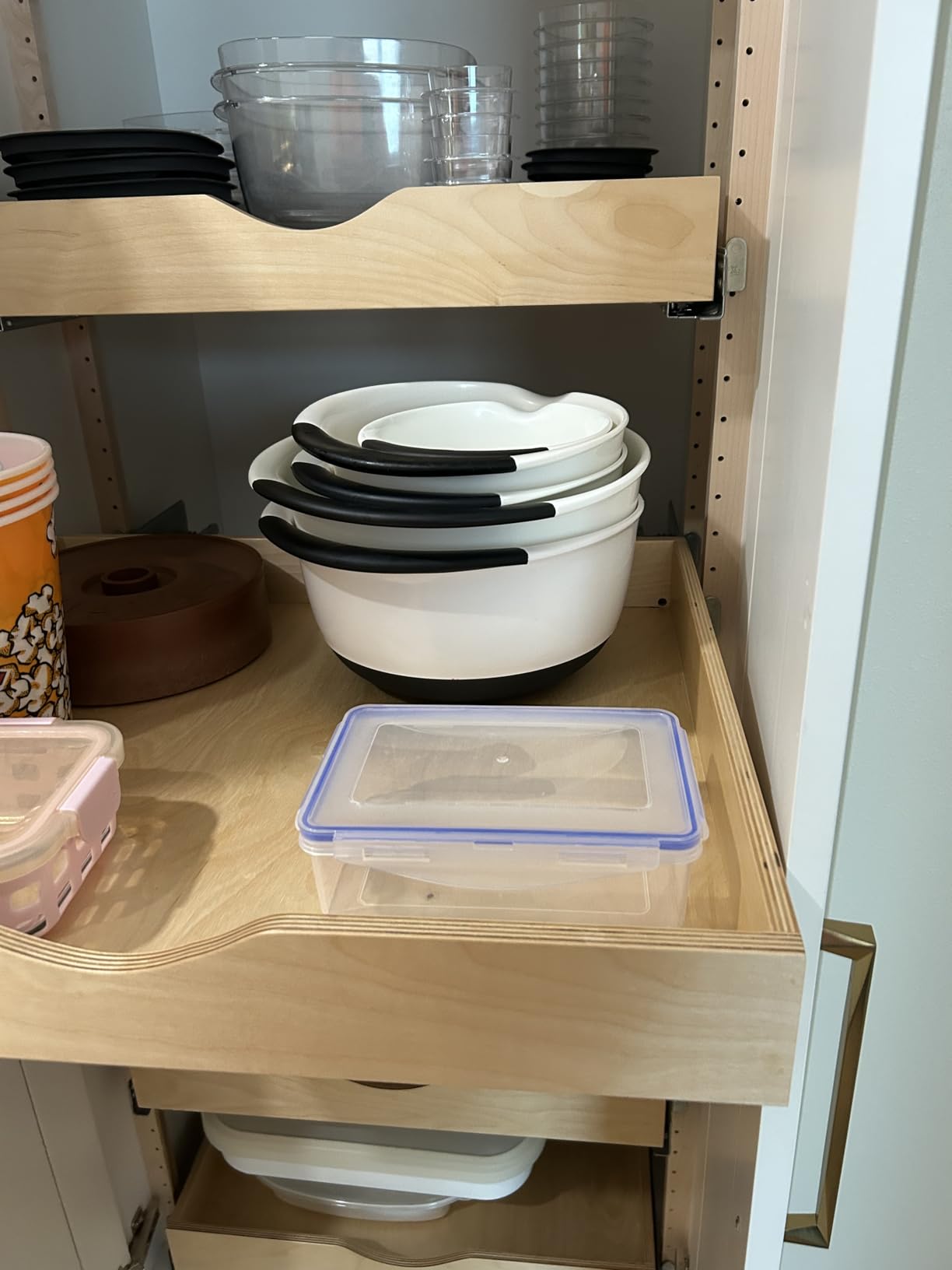 OXO Good Grips 3-Piece Plastic Mixing Bowl Set - Cadet Blue, Tower Gray, Jade, Small, Medium, Large customer photo 1