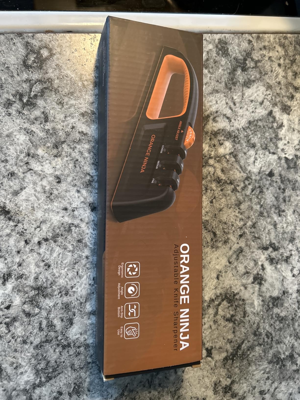 5 Precision Adjust Knife Sharpener- 3-Stage Premium Kitchen Knife Sharpener to Repair, Restore & Polish Blades by Sharp Pebble customer photo 1