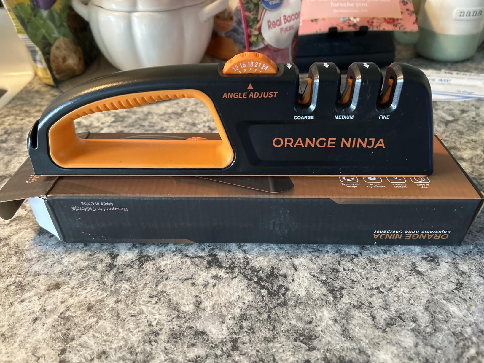 5 Precision Adjust Knife Sharpener- 3-Stage Premium Kitchen Knife Sharpener to Repair, Restore & Polish Blades by Sharp Pebble customer photo 2