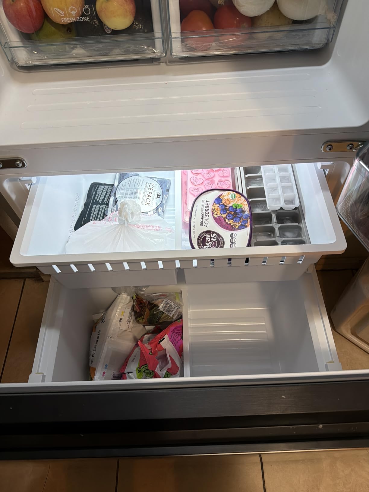 Avanti French Door Refrigerator with Bottom Freezer 30-Inch Wide, Frost Free Technology, Large Capacity with Adjustable Shelves, Door Bins & Crisper Drawers, 17.5 Cu.Ft., Stainless Steel customer photo 1