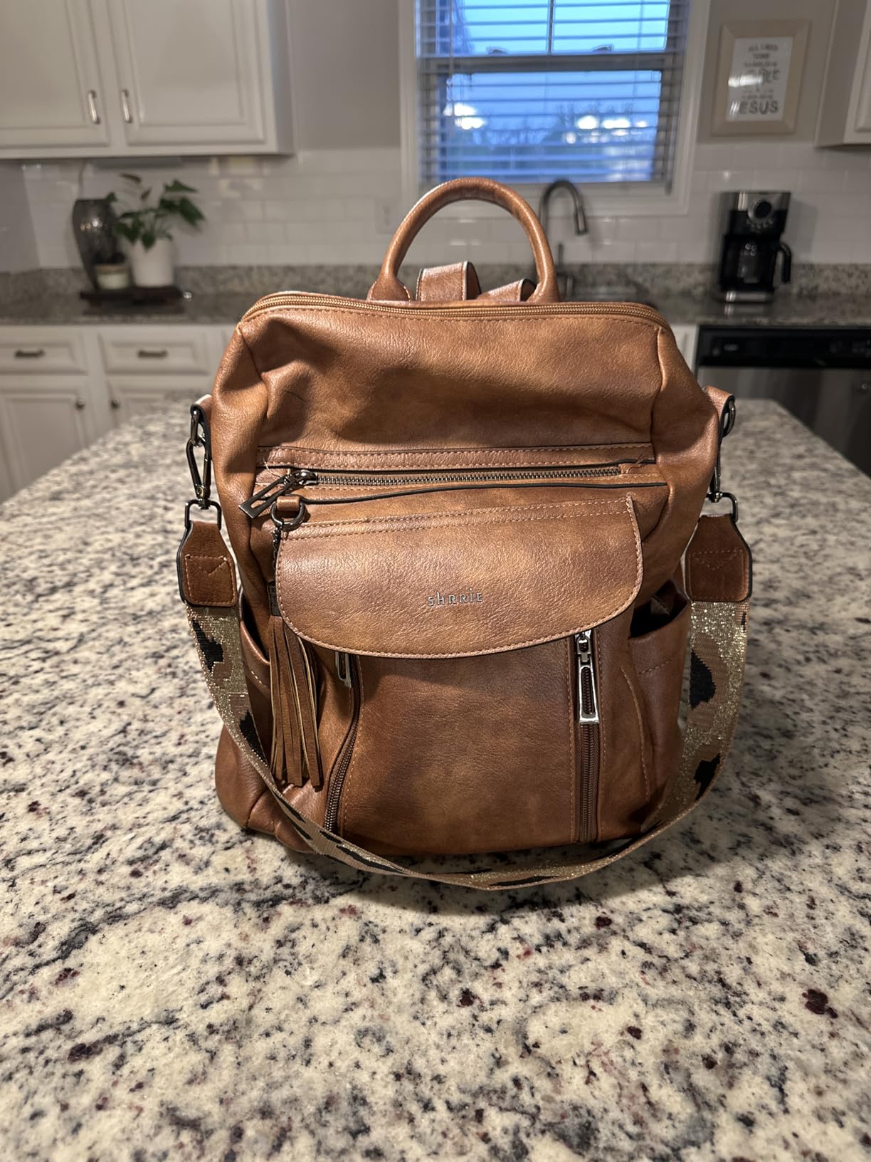 Backpack Purse for Women Fashion Leather Backpack Purse Designer Travel Backpack Convertible Shoulder Bag with Wristlet for Work College customer photo 1