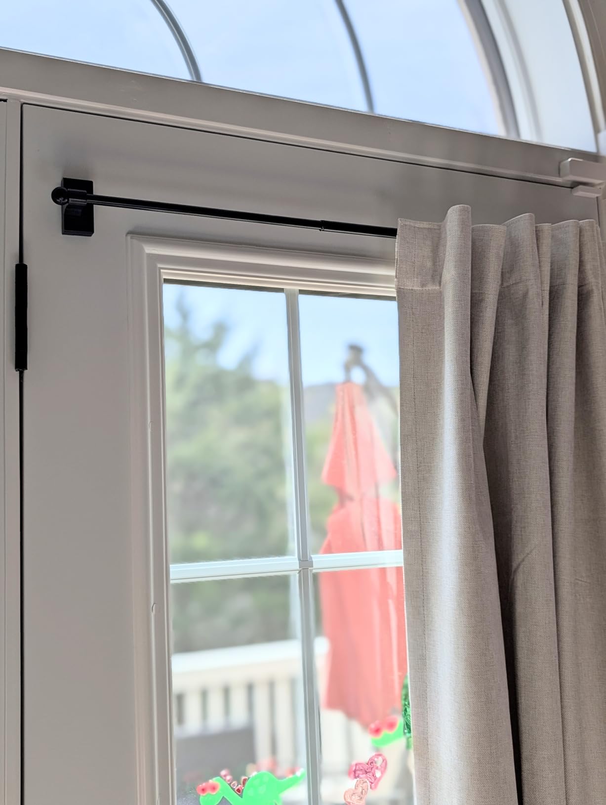 100% Blackout Shield Linen Blackout Curtains for Bedroom 84 Inches Long, Back Tab/Rod Pocket Living Room Drapes, Thermal Insulated Blackout Curtains 2 Panels Set, 50