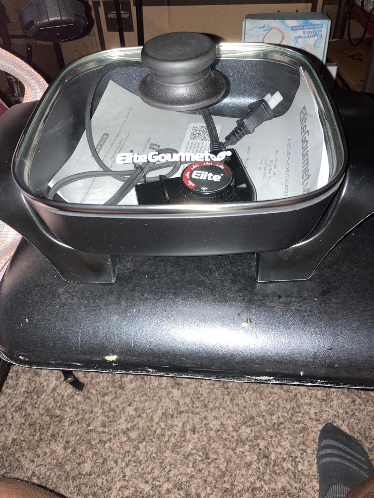 Elite Gourmet EG808 Electric Skillet 8
