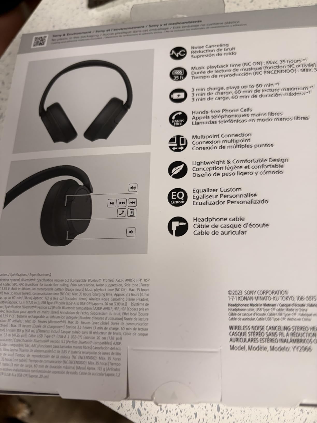 Sony WH-CH720N Noise Canceling Wireless Headphones Bluetooth Over The Ear Headset with Microphone and Alexa Built-in, Black customer photo 2