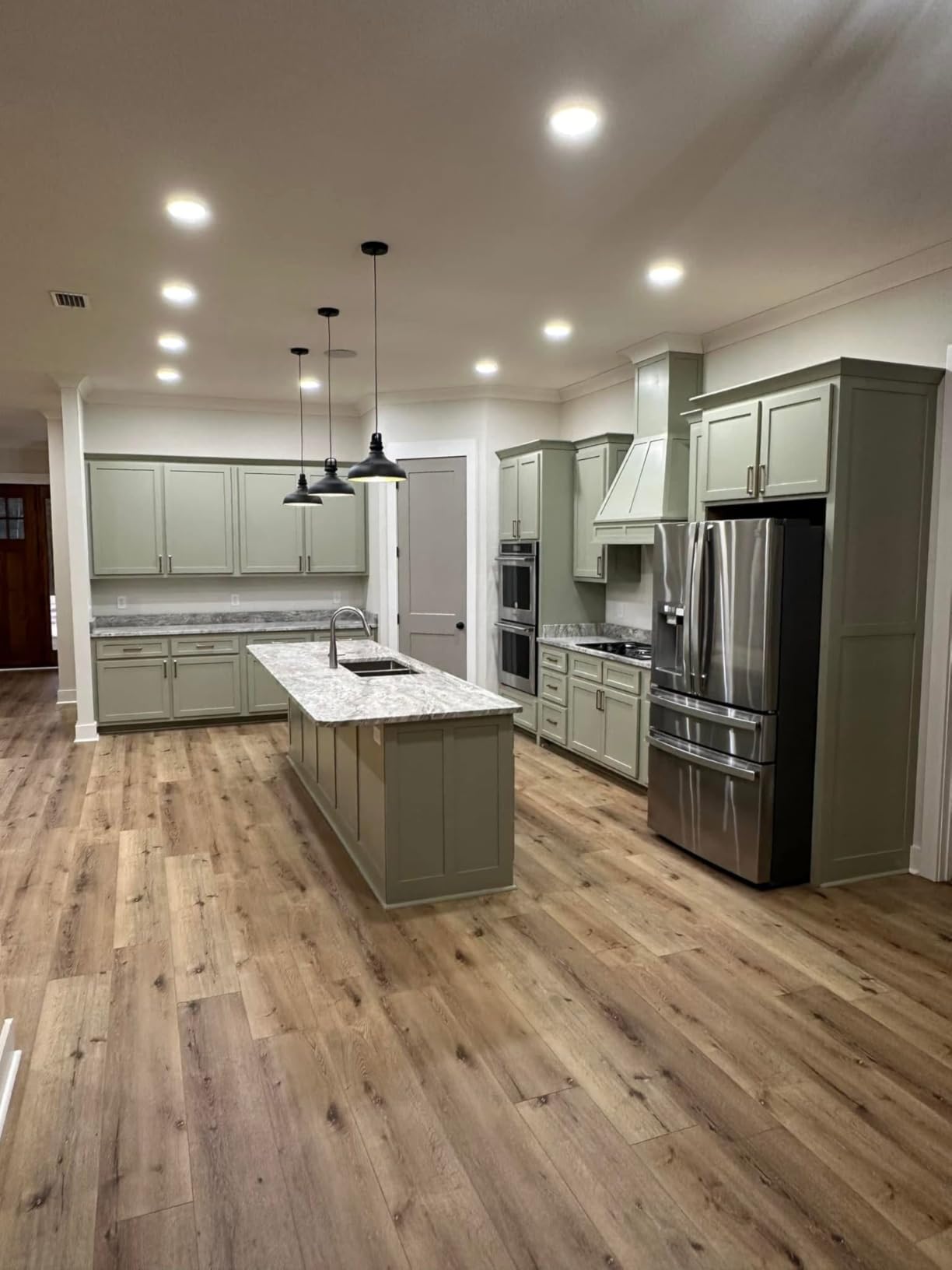 Black Farmhouse Pendant Lights Matte Pendant Lighting for Kitchen Island Industrial Adjustable Height Vintage Dome Hanging Light Fixtures for Barn, Dining Room 3 Packs customer photo 2