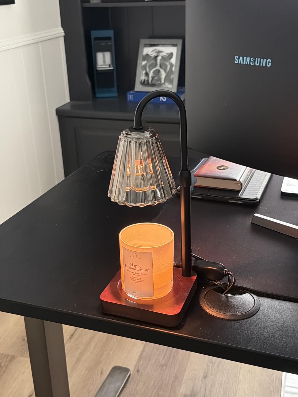 Marycele Candle Warmer Lamp with Timer and Dimmer - Aesthetic Office Home Decor, Adjustable Height Wax Melter for Candle Jar and 3-Wick Candles customer photo 1