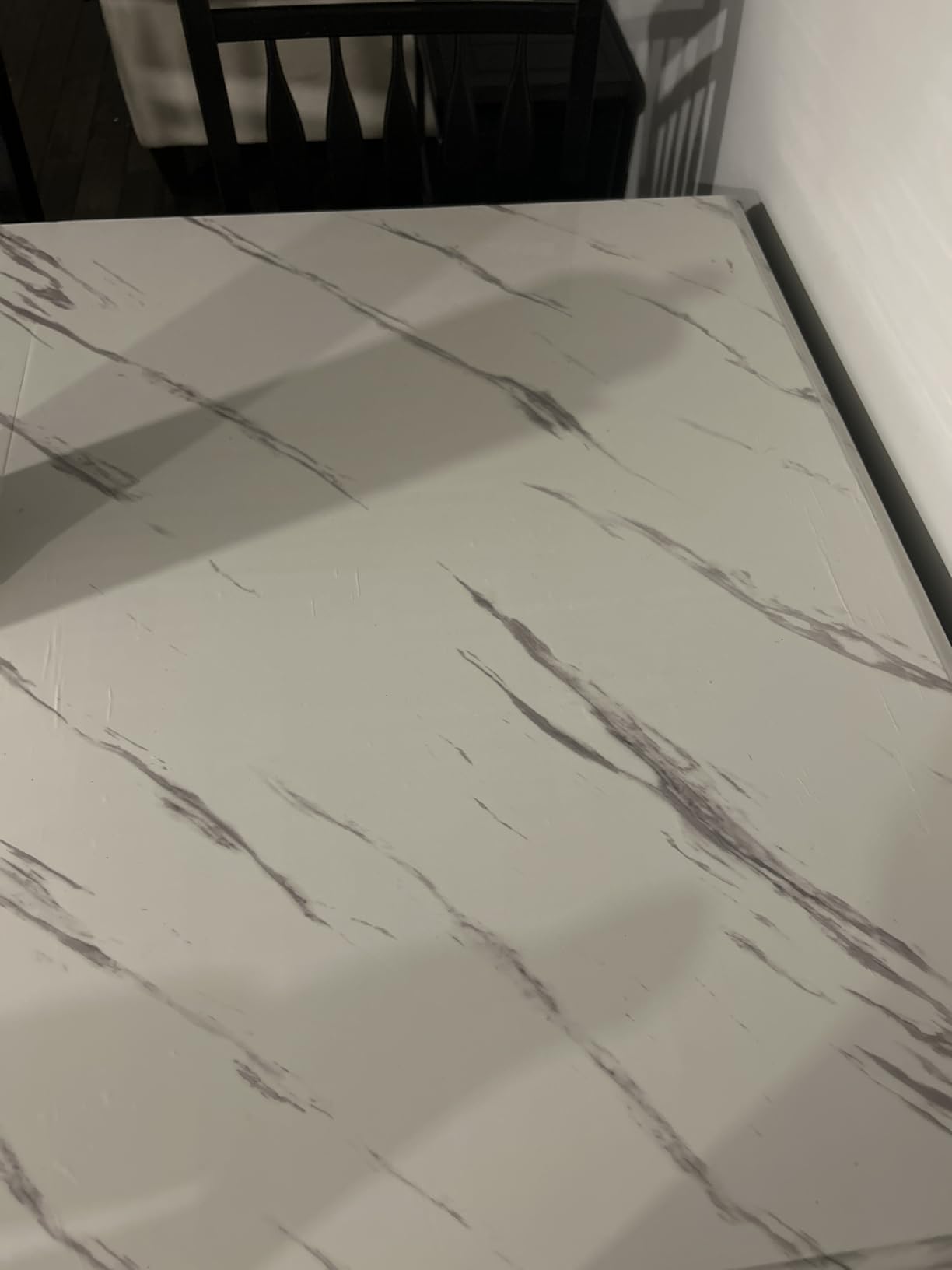 BAYYA Extra Wide Marble Granite Peel and Stick Wallpaper Ivory White 31.5x157inch Smooth Light Countertop Contact Paper for Kitchen Bathroom Self-Adhesive Waterproof Marble Wall Paper Roll Vinyl Wrap customer photo 2