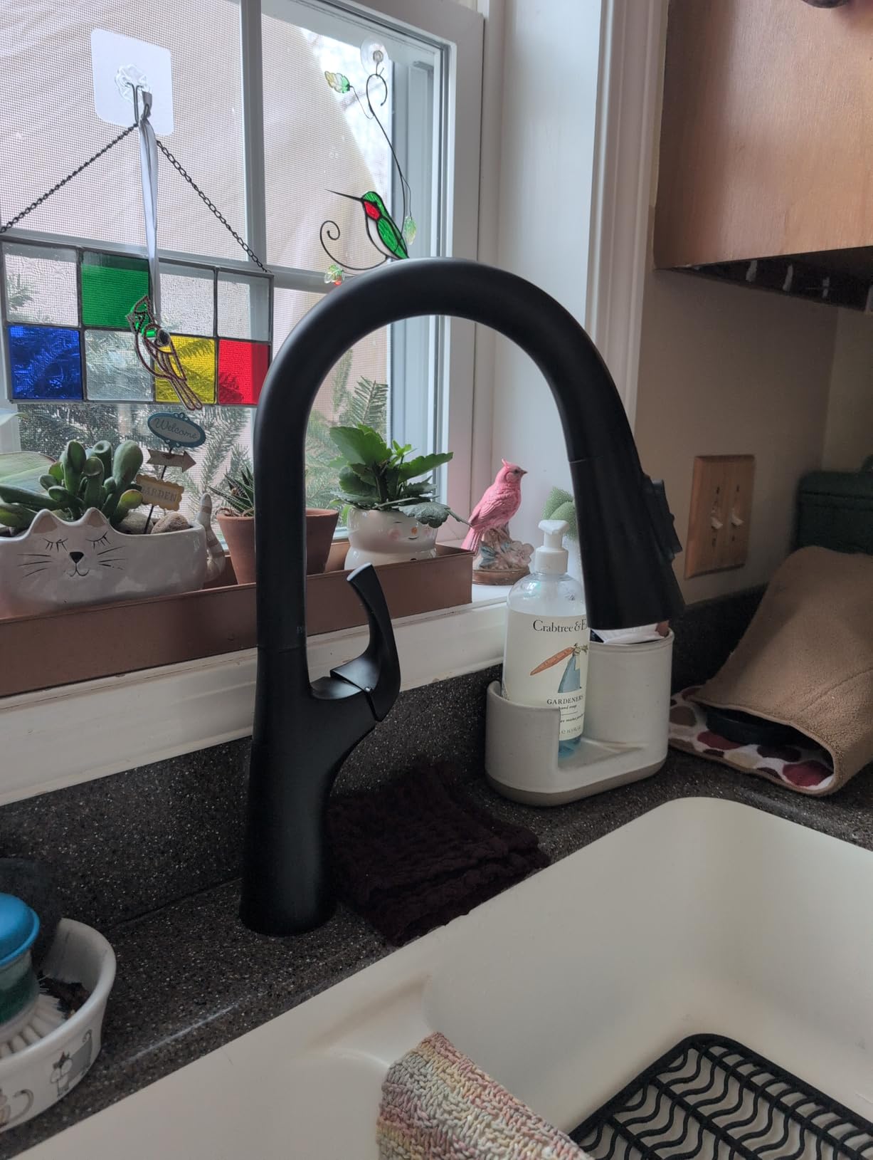 Pfister Talega Kitchen Faucet with Pull Down Sprayer, Single Handle, High Arc, NSF Certified, Spot Defense Stainless Steel Finish customer photo 1