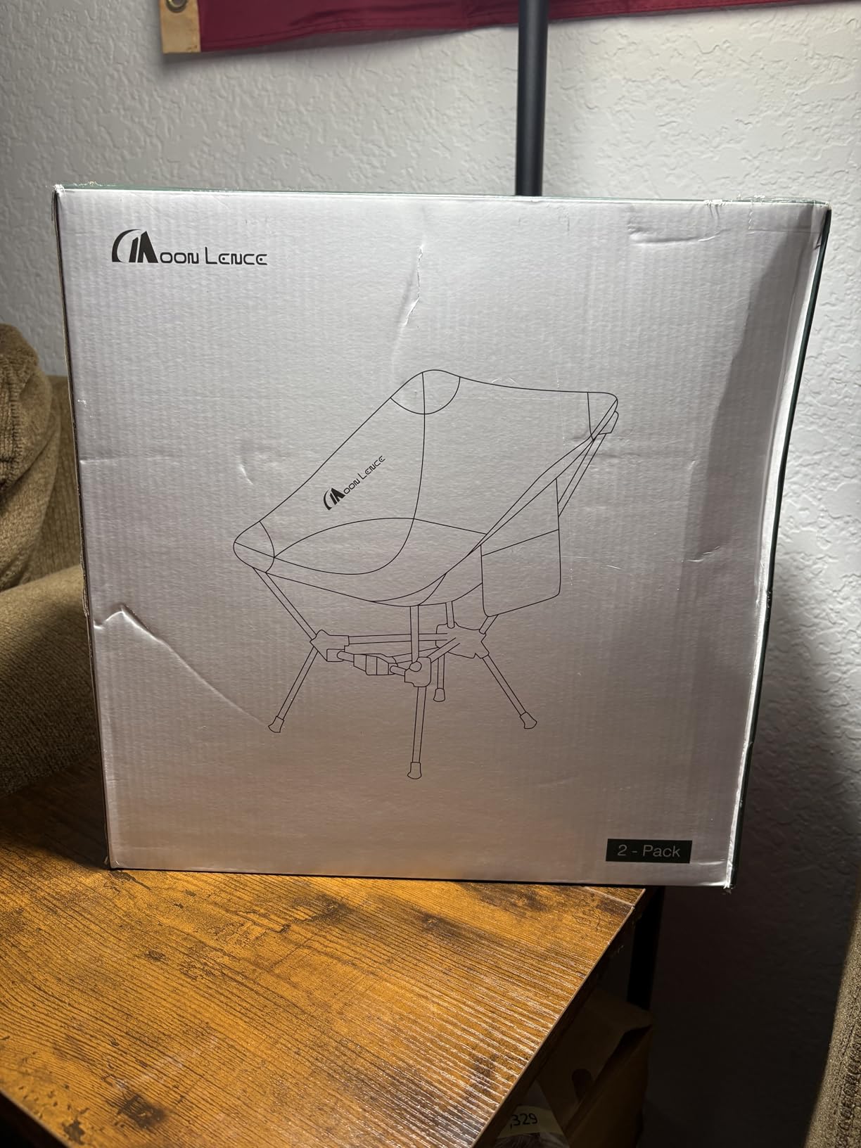 MOON LENCE Portable Camping Chair Backpacking Chair - The 4th Generation Ultralight Folding Chair - Compact, Lightweight Foldable Chairs for Hiking Mountaineering, Beach (Black-1Pack) customer photo 2