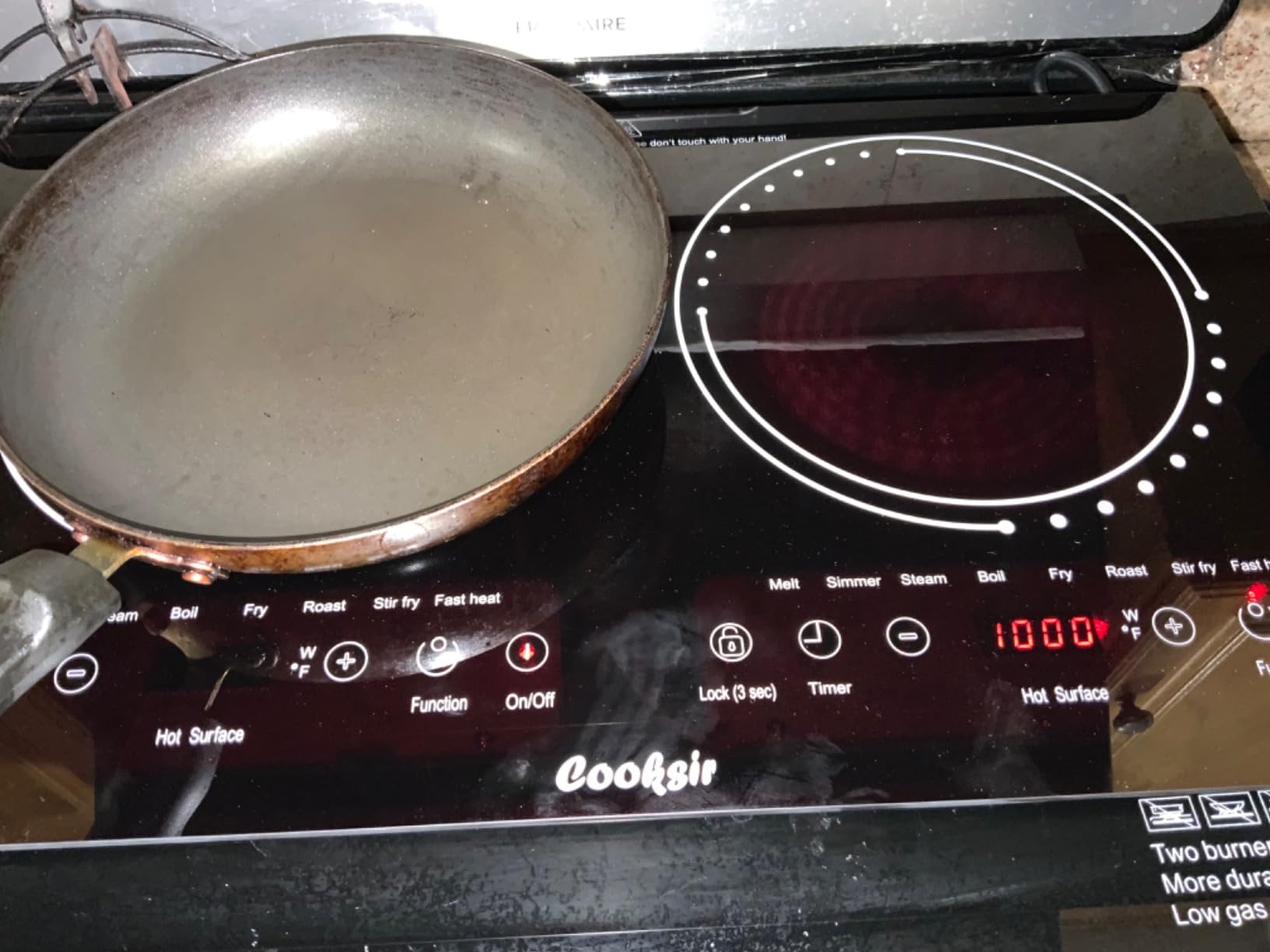 2 Burner Electric Cooktop - 24 Inch(23.6