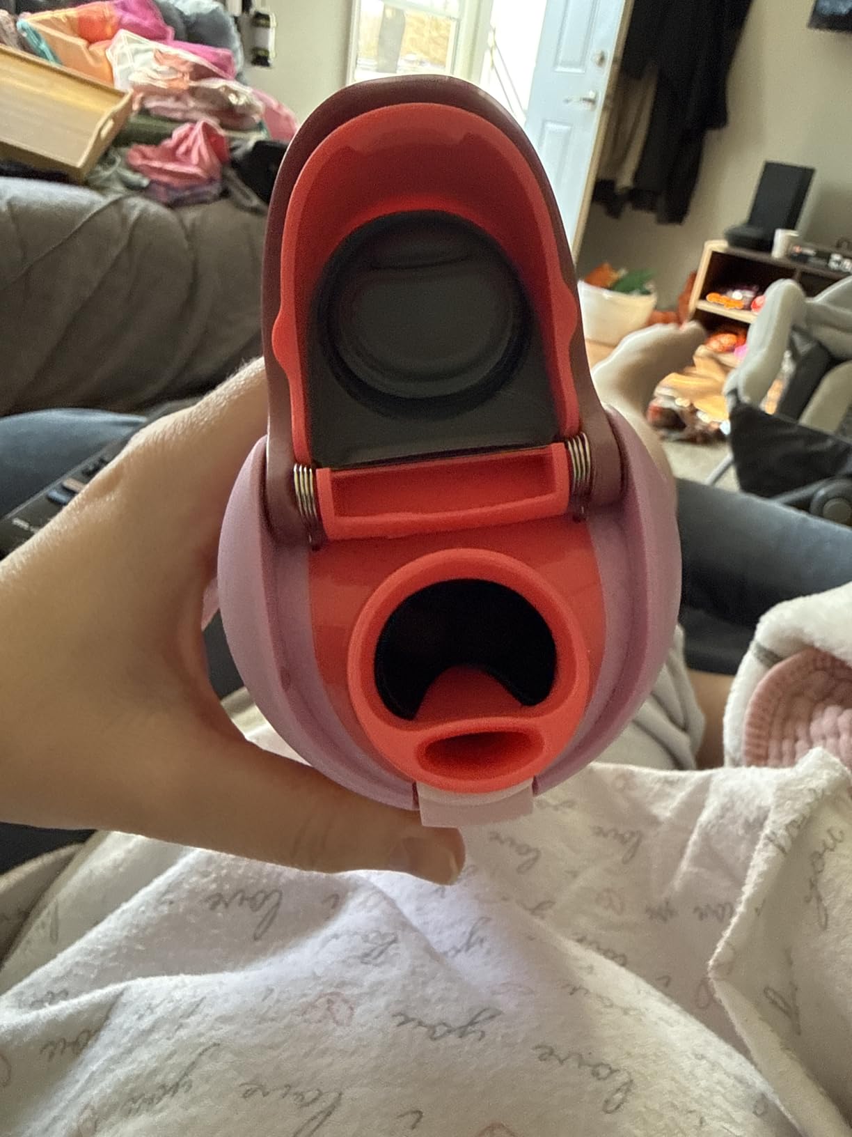 Owala FreeSip Insulated Stainless Steel Water Bottle with Straw, BPA-Free Sports Water Bottle, Great for Travel, 24 Oz, Denim customer photo 2