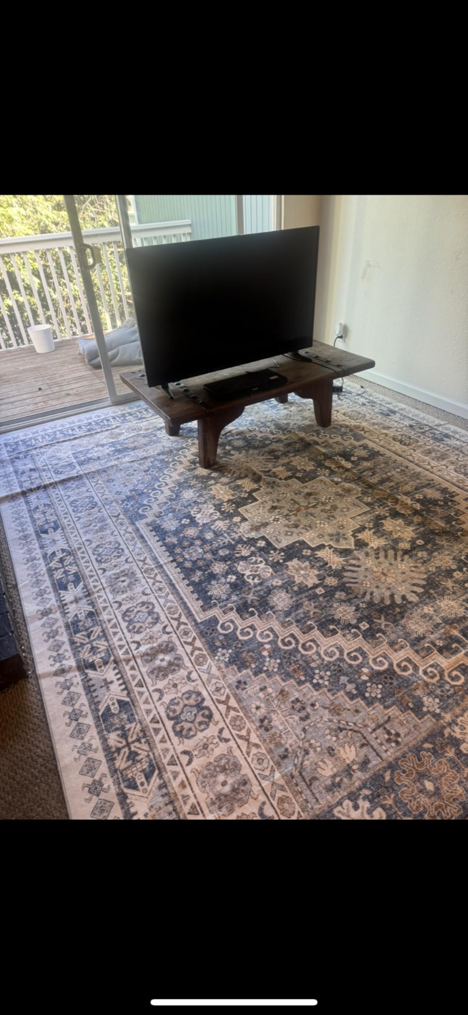 zesthome 8x10 Area Rugs for Living Room, Non-Slip Backing Washable Rugs, Vintage Large Area Rug, Stain Resistant Home Decor Rug customer photo 1