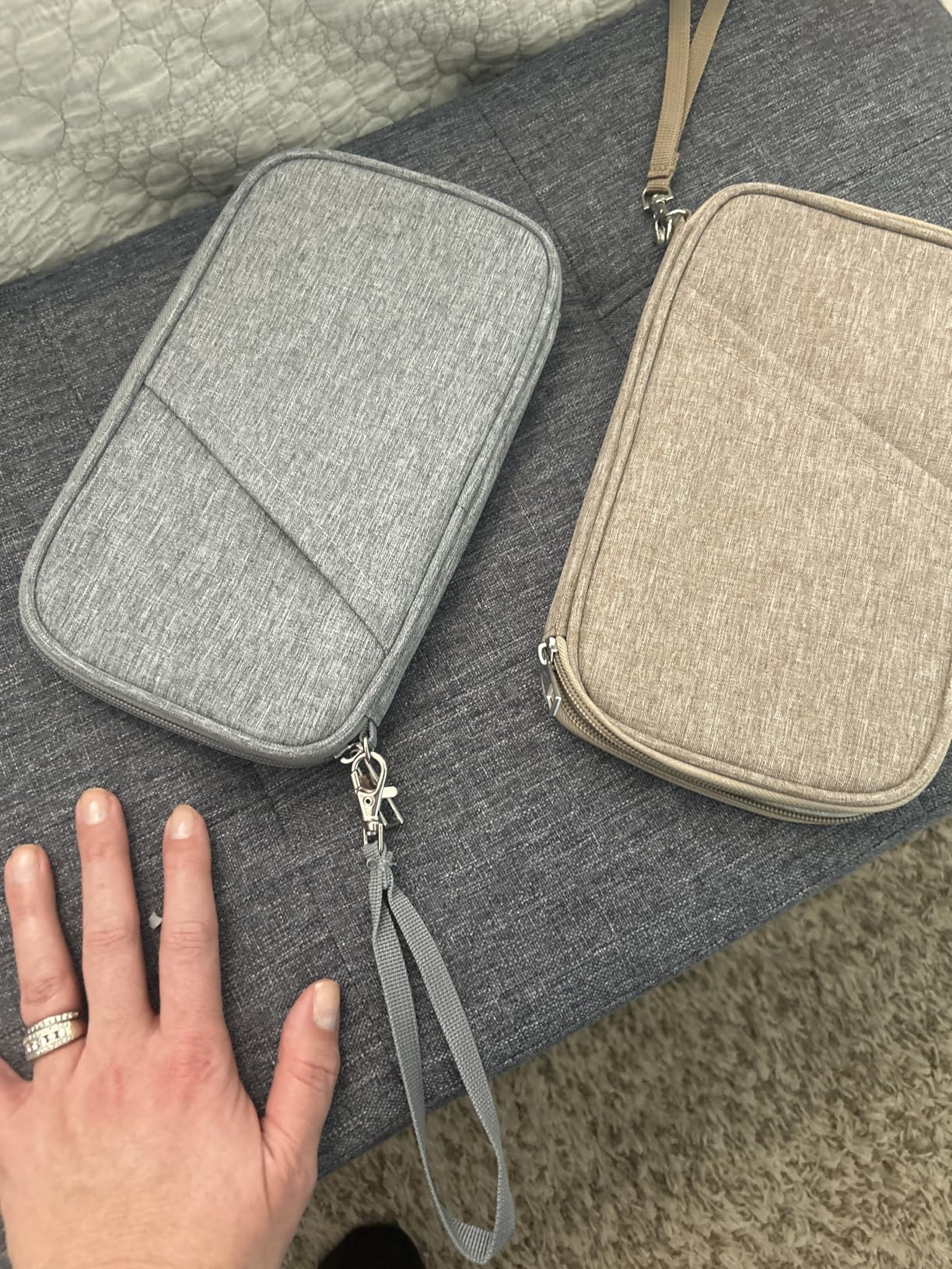 Passport Holder Family RFID Travel Document Organizer for Women & Men customer photo 1