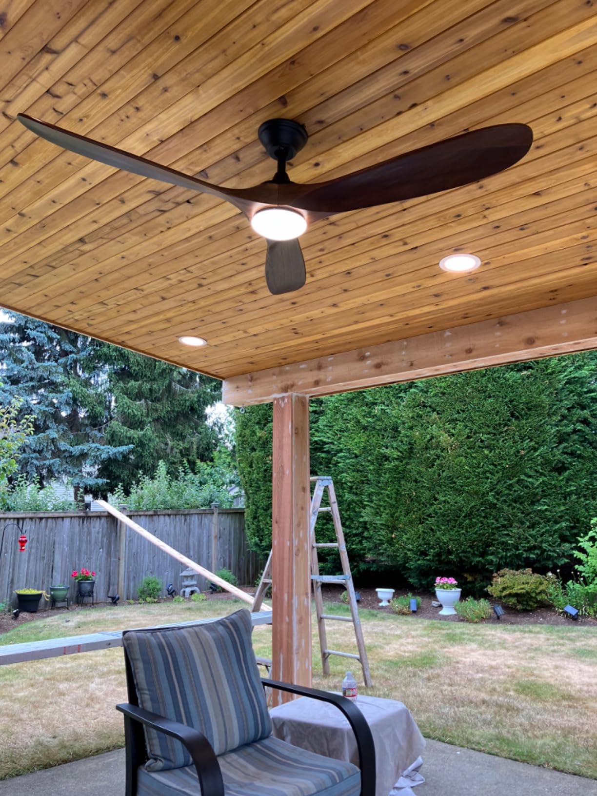 NUWATT 2 Hour Fire Rated Recessed Lighting 6 Inch Wafer LED Lights, 2700K/3000K/3500K/4000K/5000K Selectable, Dimmable 1200LM, 15W, Wet & IC Rated, 90 CRI Canless Light, No Tenmat Needed, ETL, 6 Pack customer photo 1