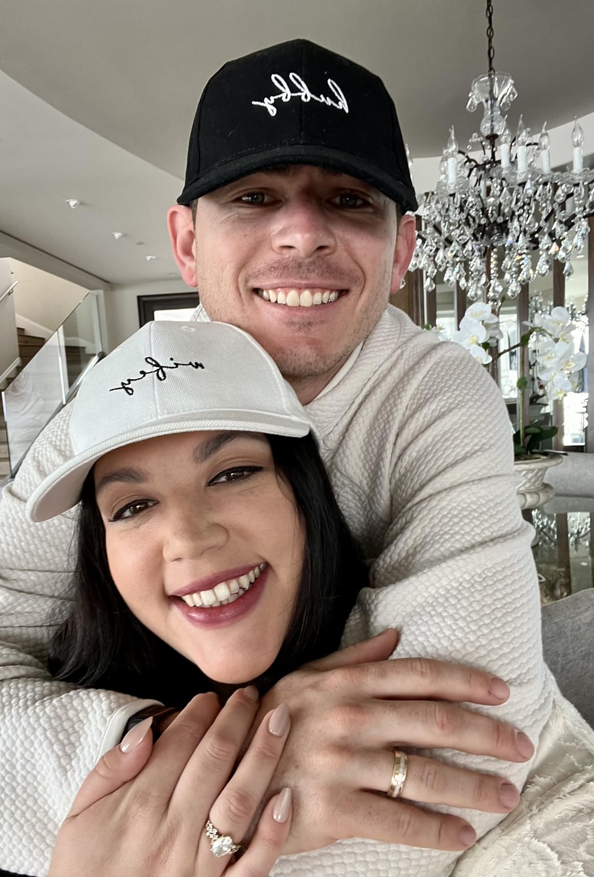 Mr and Mrs Hats - Wedding Gifts for Couples, Couple Gift for Anniversary - Matching Couples Baseball Cap Set customer photo 1