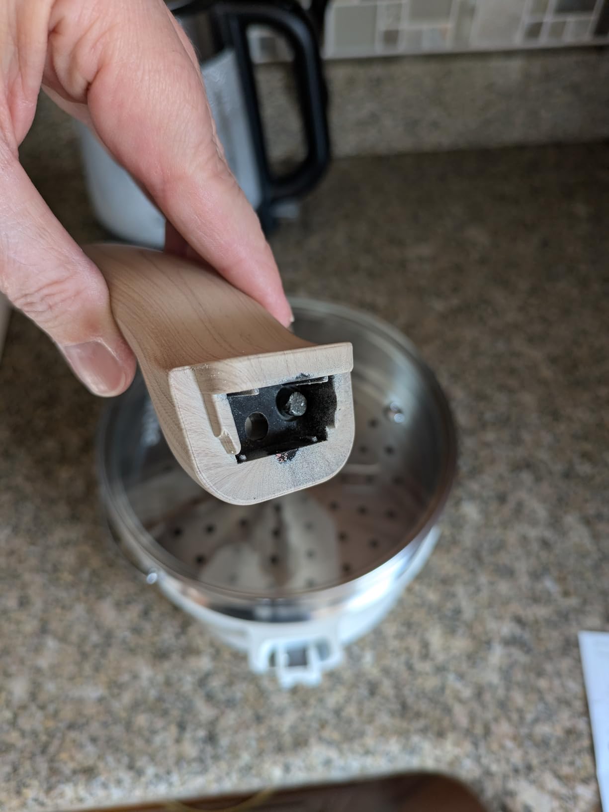 CAROTE 21Pcs Pots and Pans Set, Nonstick Cookware Sets, White Granite Induction Cookware Non Stick Cooking Set w/Frying Pans & Saucepans(PFOS, PFOA Free) customer photo 2