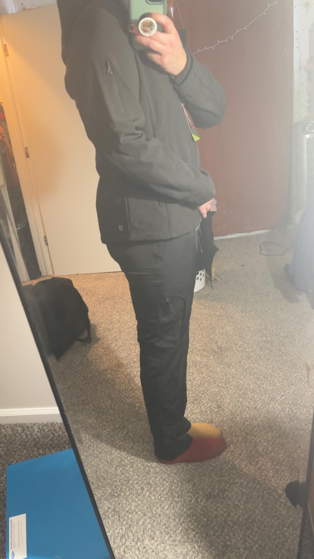 Women's Softshell Jacket with Hood Fleece Lined Warm Lightweight Waterproof Insulated Windbreaker customer photo 2