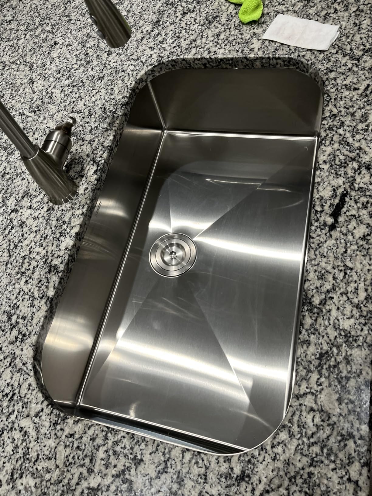 32 Kitchen Sink Undermount Workstation - Kichae 32x19 Undermount Kitchen Sinks Ledge Workstation 16-Gauge Stainless Steel Deep Single Bowl Under Counter Handmade Basin customer photo 2