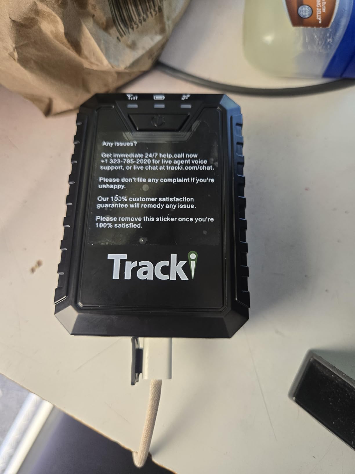 Tracki Pro GPS Tracker for Vehicles - Magnetic Waterproof 4G LTE Car Tracker, Long-Life Battery Up to 7 Months, Unlimited Distance, Smart Alerts, Hidden Tracking Device (Subscription Required) customer photo 2