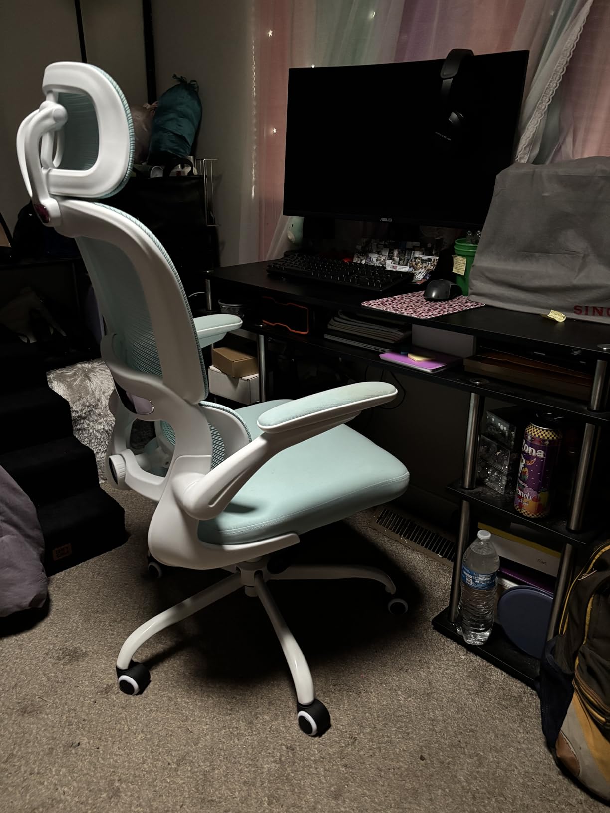 TRALT Office Chair Ergonomic Desk Chair, 330 LBS Home Mesh Office Desk Chairs with Wheels, Comfortable Gaming Chair, High Back Office Chair for Long Hours (Black) customer photo 2