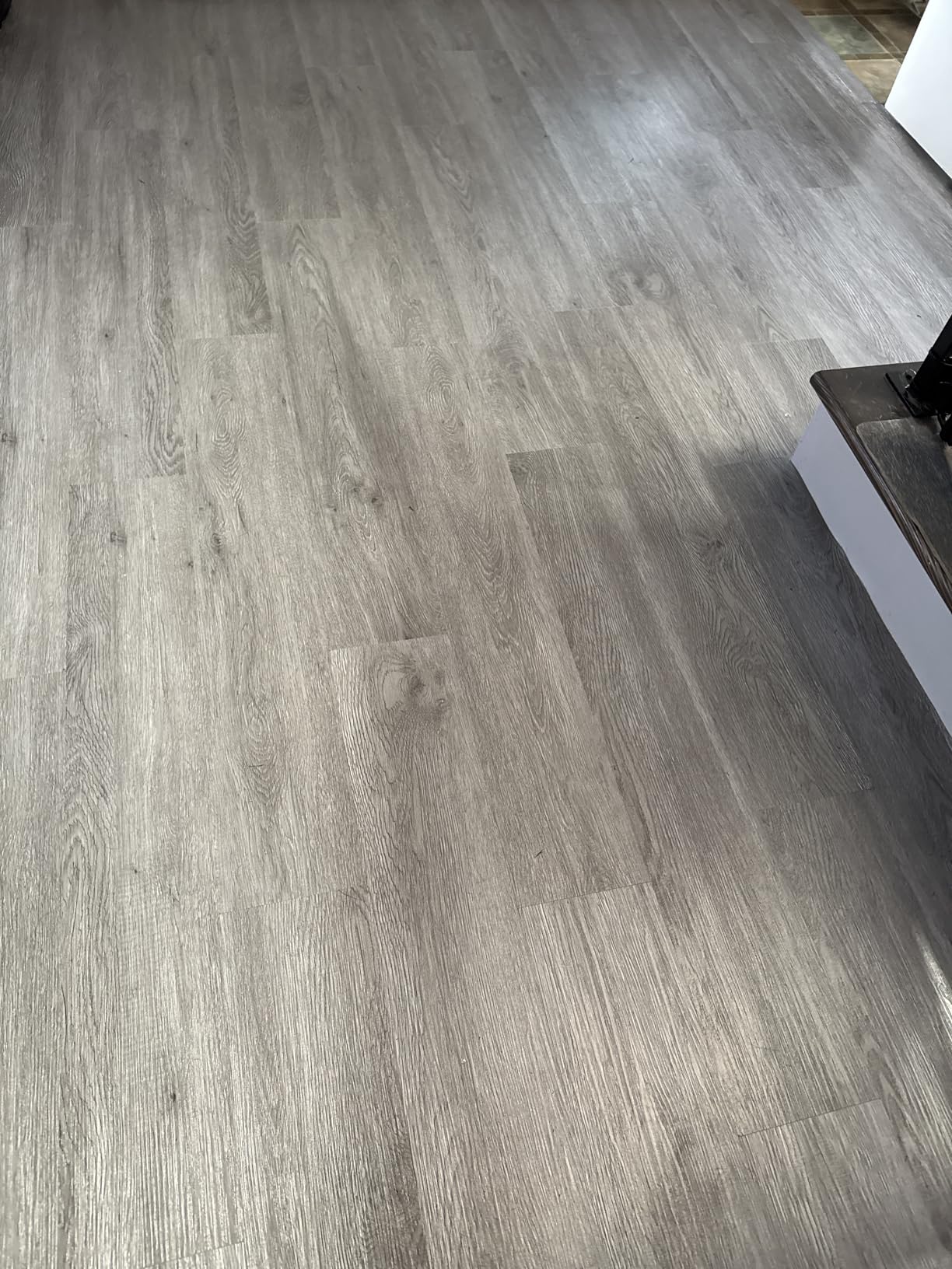 Art3d 36-Pack Peel and Stick Luxury Vinyl Flooring Tiles, 54 Sq. Ft Self Adhesive Wood Plank for Kitchen, Bedroom, Bathroom, Grey Ash customer photo 1