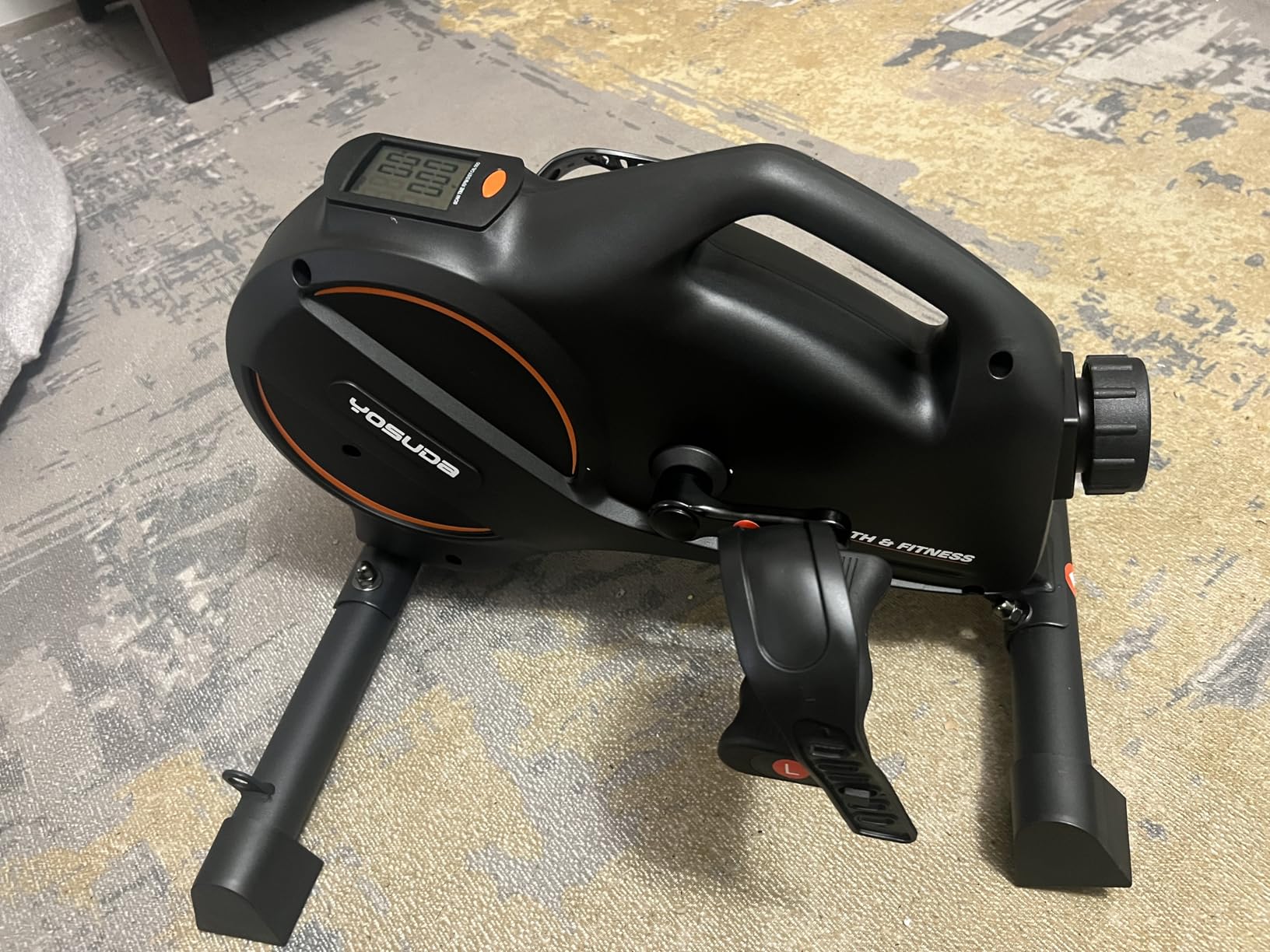 YOSUDA Under Desk Bike Pedal Exerciser - Magnetic Mini Exercise Bike, Desk Pedal Bike for Home/Office Workout customer photo 1