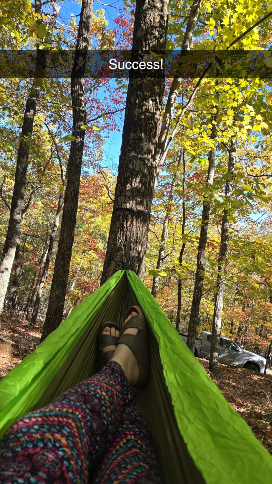 GORILLA GRIP Durable Camping Hammock with Heavy Duty Tree Straps, Portable Hammocks for Outside customer photo 2