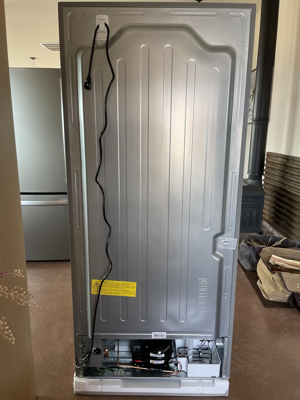 KoolMore 30-Inch and 18.5 cu. ft. Counter Depth French Door Refrigerator with Three Doors and Deep Freezer in Stainless-Steel (KM-RERFDSS-18C) customer photo 1