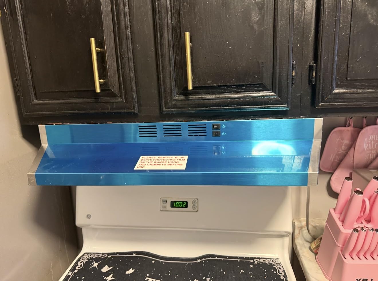 SNDOAS 30 inch Range Hood Ducted/Ductless Convertible Stainless Steel Range Hood Under Cabinet with Rocker Button Control, Vent Hood with LED Light, 2 Speed Exhaust Fan, Under Cabinet Hood, Silver customer photo 1