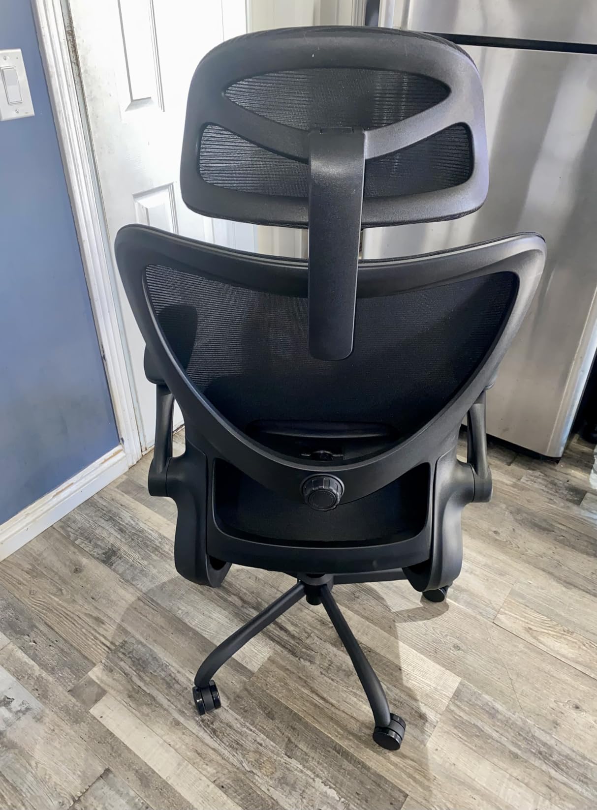 Marsail Ergonomic Office Chair: Office Desk Chair with High Back Mesh and Adjustable Lumbar Support Rolling Work Swivel Task Chairs with Wheel 3D Armrests and Headrest customer photo 1