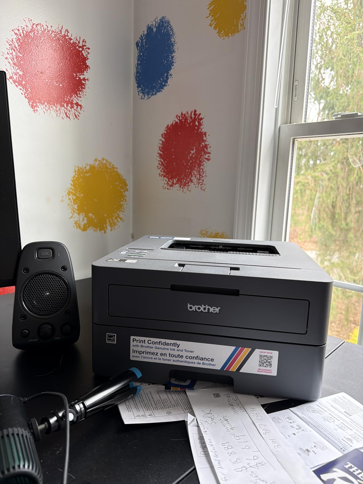 Brother HL-L2405W Wireless Compact Monochrome Laser Printer with Mobile Printing, Black & White Output | Includes Refresh Subscription Trial(1), Works with Alexa customer photo 1