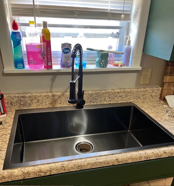 VCCUCINE 22x18 Inch Drop in Kitchen Sink, 16 Gauge Topmount RV Small Kitchen Bar Sink customer photo 2