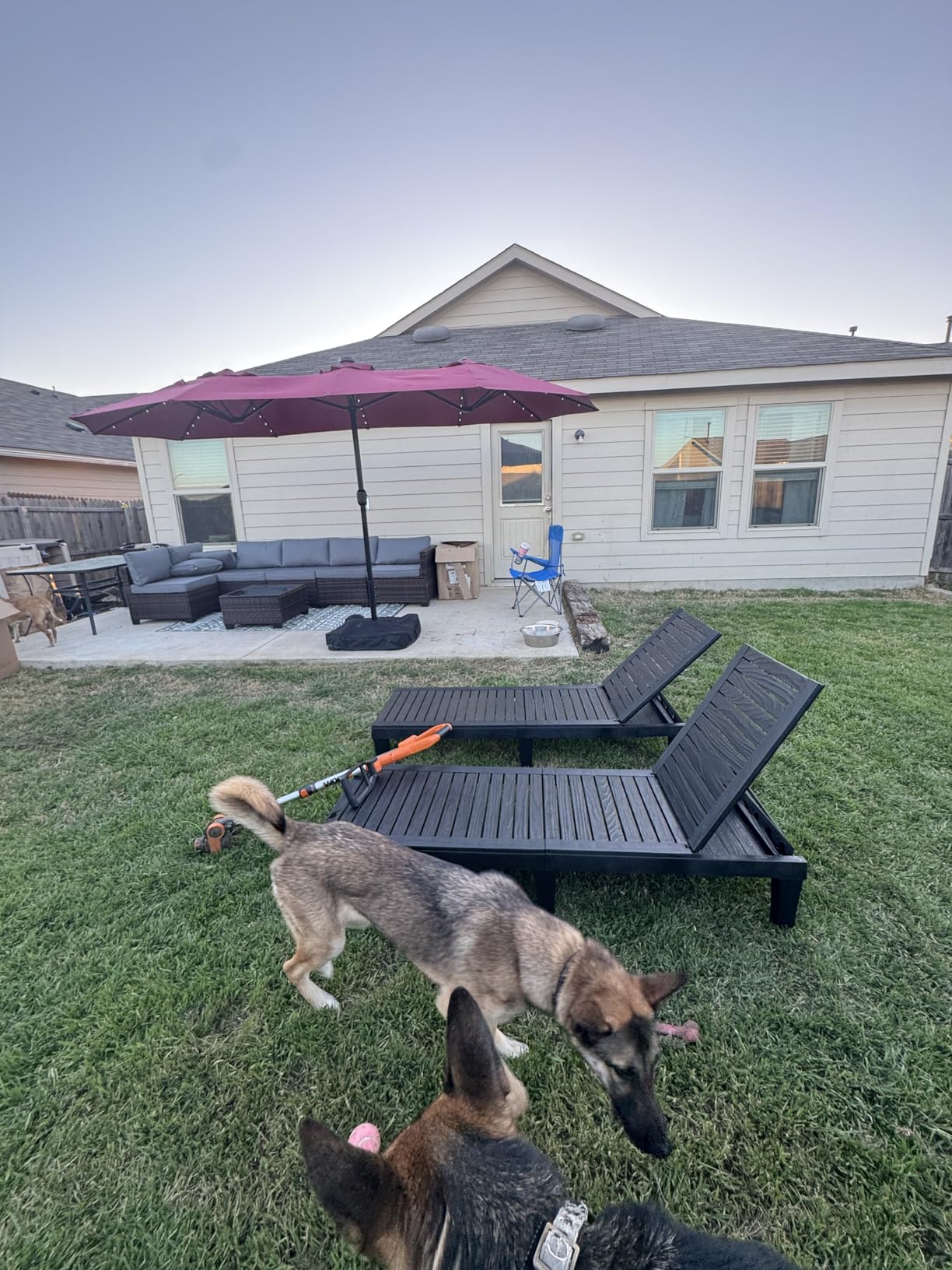 7 Pieces Outdoor Patio Furniture Set, PE Rattan Outdoor Wicker Sectional Furniture Sofa Set customer photo 2