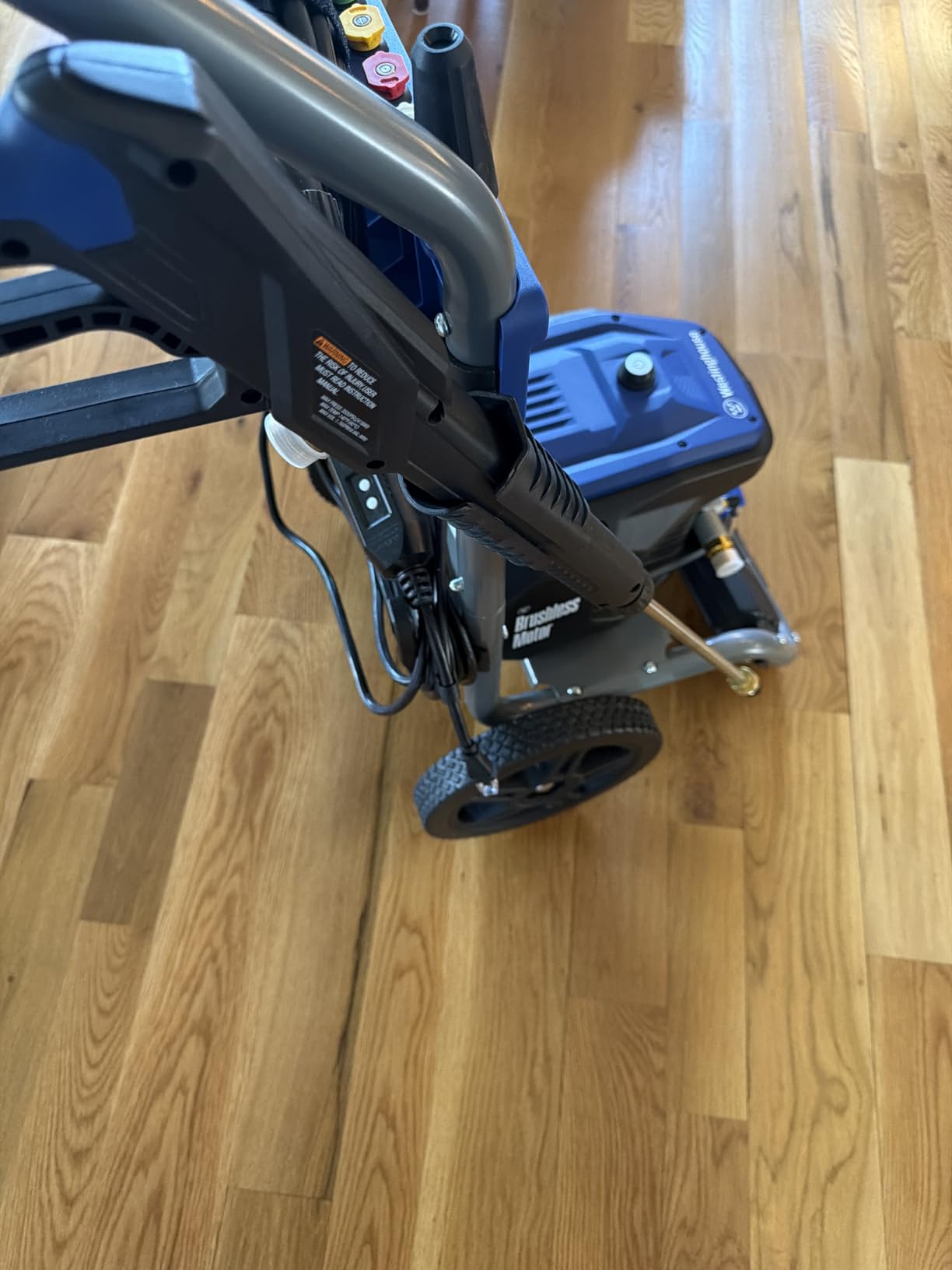 Westinghouse WPX3400e Electric Pressure Washer, 3400 Max PSI and 2.0 Max GPM, Brushless Motor, Onboard Soap Tank, Spray Gun and Wand, 5 Nozzle Set, for Cars/Fences/Driveways/Homes/Patios/Furniture customer photo 1