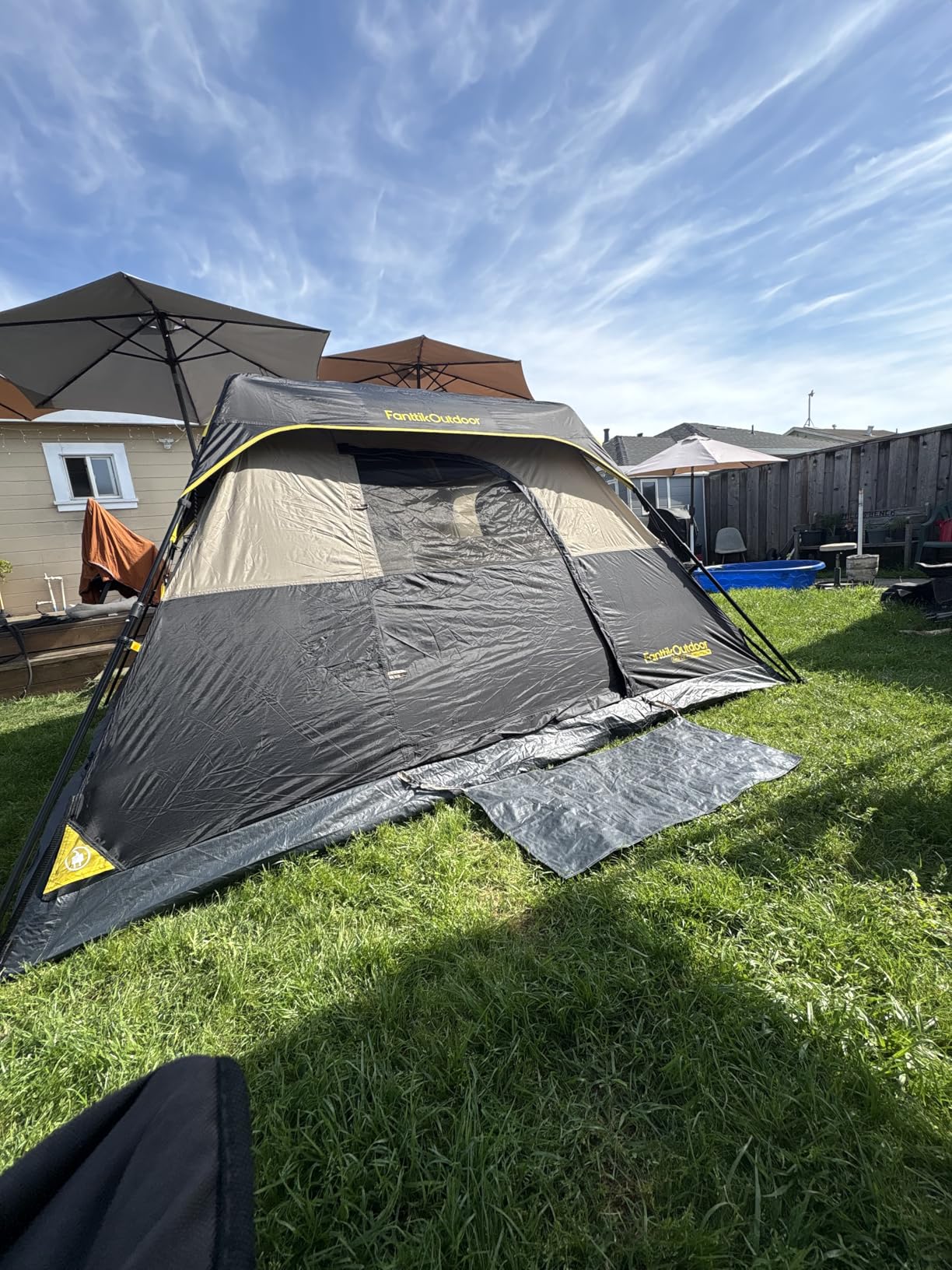 FanttikOutdoor Camping Tent 4/6/8/10 Person Instant Cabin Tent Setup in 60 Seconds with Rainfly & Windproof Portable with Carry Bag for Family Camping & Hiking customer photo 1