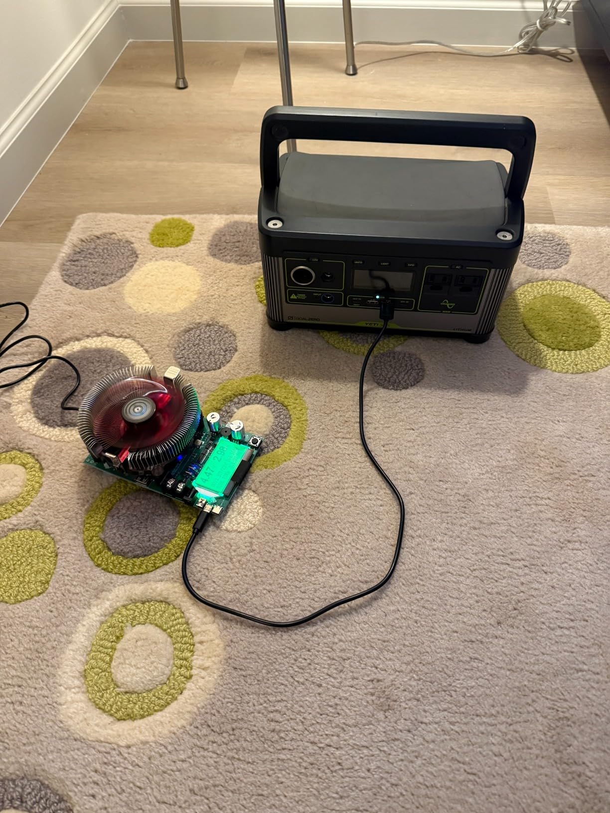 Goal Zero Yeti Portable Power Station Yeti 500, 499 Watt Hour LiFePO4 Battery, Water Resistant and Dustproof Solar Generator for Outdoors, Camping, Tailgating, and Home customer photo 1